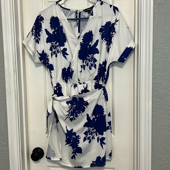 J. NNA Pants - J . NNA Romper with wraparound skirt